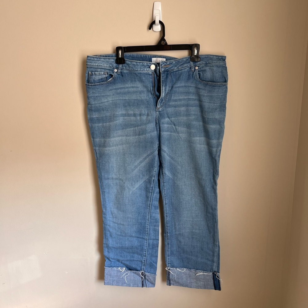 LOFT Light Blue Ankle Jeans